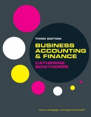 Accounting and Finance for Business