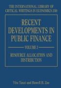 Recent Developments in Public Finance