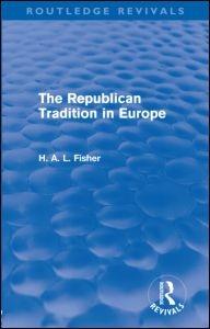The Republican Tradition in Europe