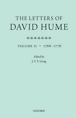 The Letters of David Hume Vol.II "1766-1776"