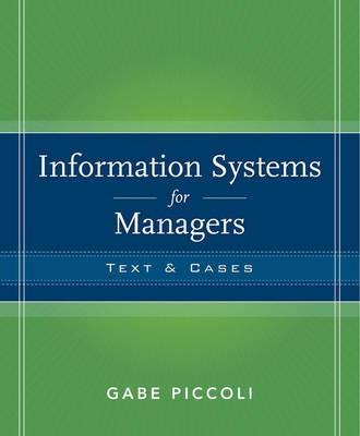 Information Systems for Managers "Text and Cases"