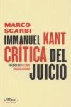 Immanuel Kant Critica del juicio