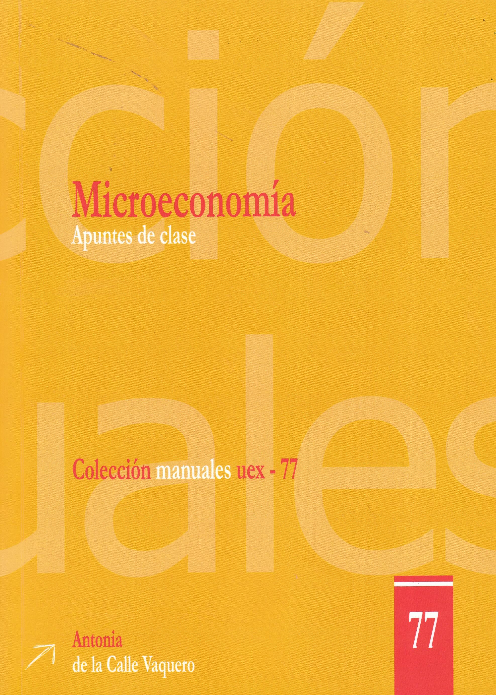 Microeconomia "Apuntes de clase"