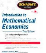 Schaum's Outline of Introduction to Mathematical Economics