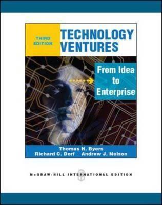 Technology Ventures "From Idea to Enterprise"