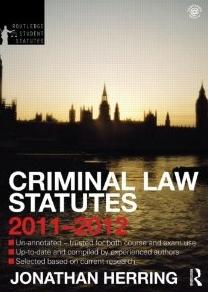 Criminal Law Statutes 2011-2012