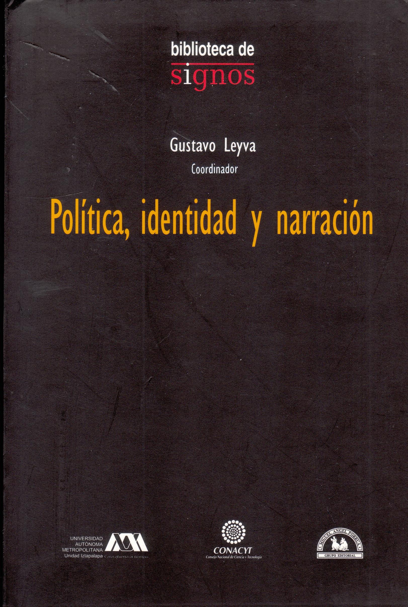 Politica identidad y narracion