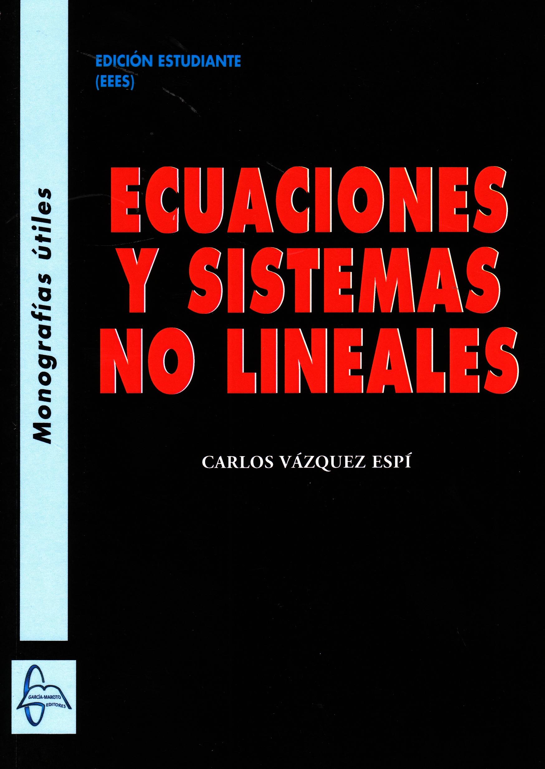 Ecuaciones y sistemas no lineales