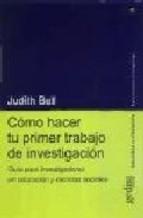 Cómo hacer tu primer trabajo de investigación