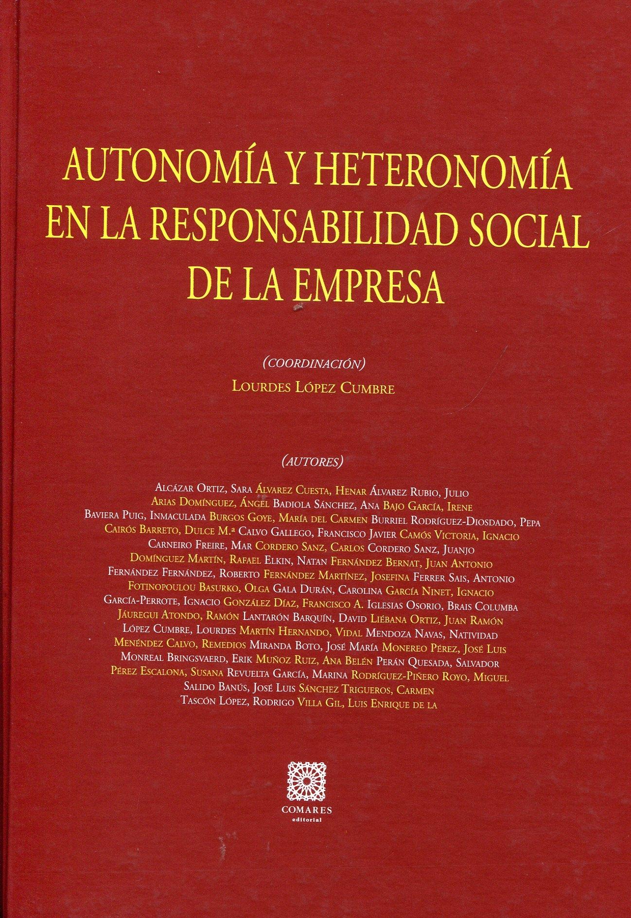 Autonomía y heteronomía en la responsabilidad social de la empresa