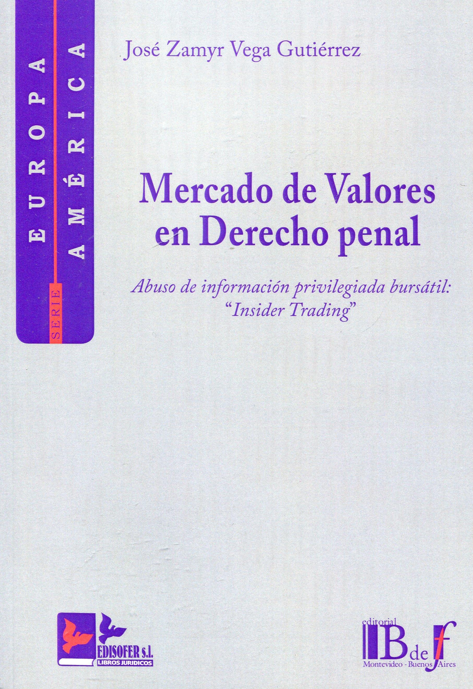 Mercado de valores en derecho penal