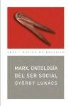 Marx Ontología del ser social