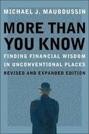 More Than you Know "Finding Financial Wisdom in Unconventional Places"