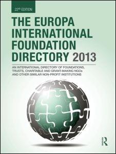 The Europa International Foundation Directory 2013