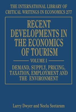 Recent Developments In The Economics Of Tourism "2 Vol. Set"