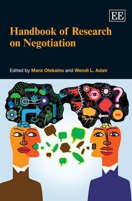 Handbook Of Research On Negotiation