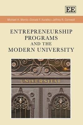 Entrepreneurship Programs and the Modern University