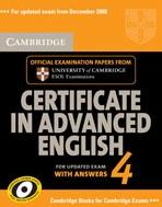 Cambridge Certificate in Advanced English 4 for updated exam "Self-study Pack (Student's Book with answers and Audio CDs)"