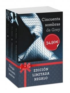 Trilogía Cincuenta sombras "Cincuenta sombras de Grey, Cincuenta sombras más oscuras, Cincuenta sombras liberadas"