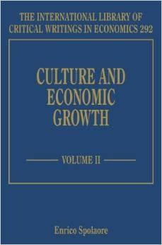 Culture and Economic Growth "2 Vol. Set"
