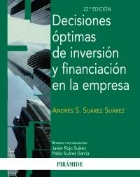 Decisiones óptimas de inversión y financiación en la empresa