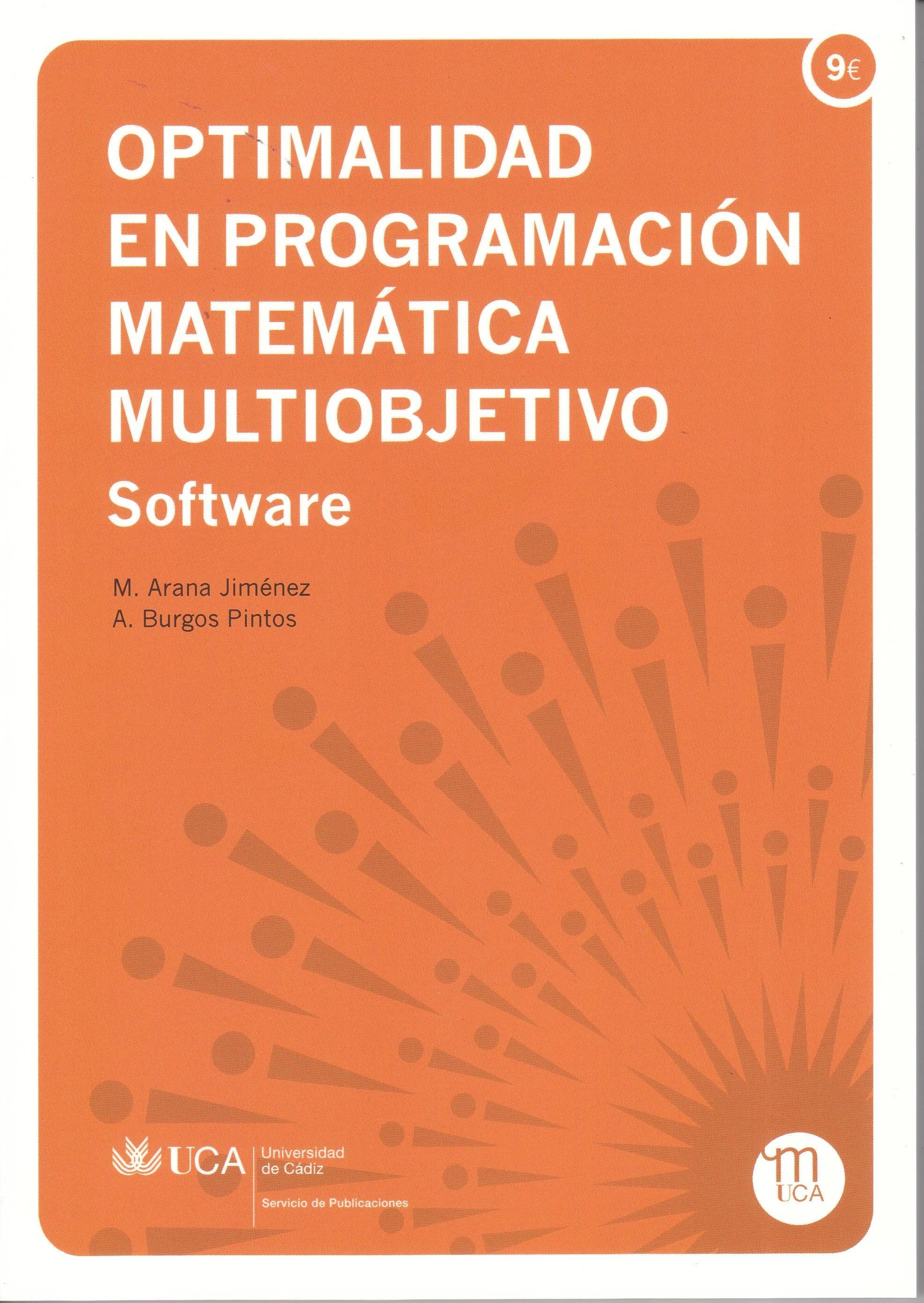 Optimalidad en programación matemática multiobjetivo "Software"