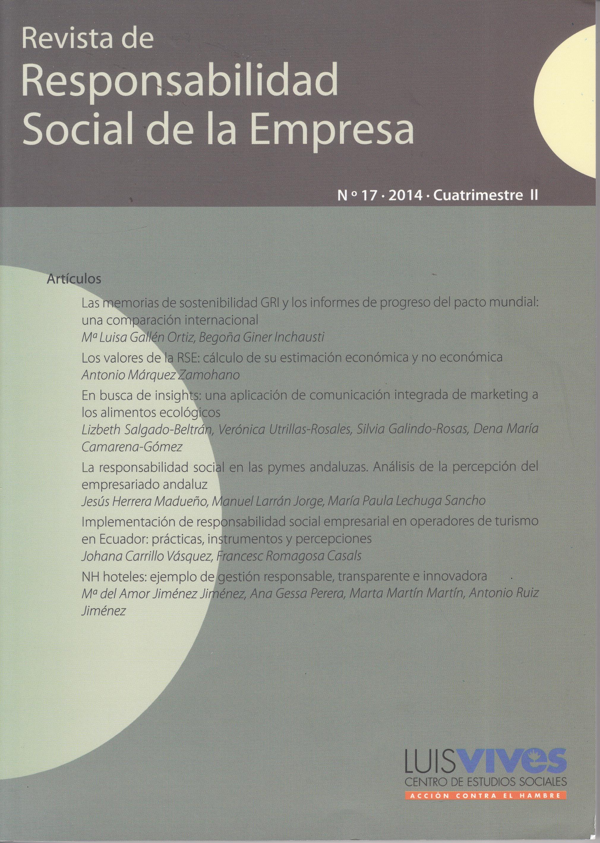 Revista de Responsabilidad Social de la Empresa nº 17 "Incluye Revista Española del Tercer Sector nº 27"