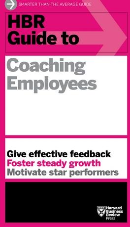 HBR Guide to Coaching Employees