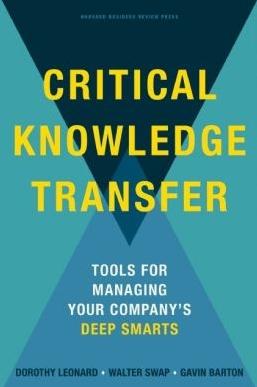 Critical Knowledge Transfer "Tools for Managing Your Company's Deep Smarts"