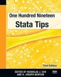 One Hundred Nineteen Stata Tips