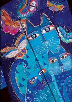 Agenda 2015 gatos azules y mariposas
