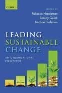 Leading Sustainable Change "An Organizational Perspective"