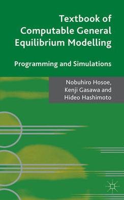 Textbook of Computable General Equilibrium Modelling