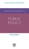 Advanced Introduction to Public Policy