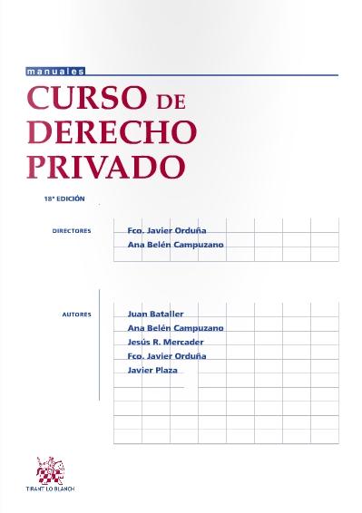 Curso de derecho privado