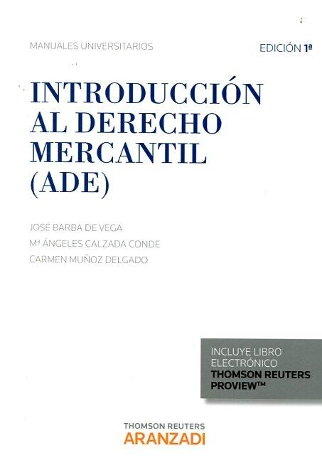 Introducción al Derecho Mercantil (ADE) "Formato Duo"