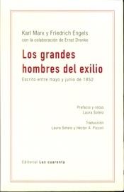 Los grandes hombres del exilio "Escrito entre mayo y junio de 1852"