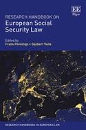 Research Handbook on European Social Security Law