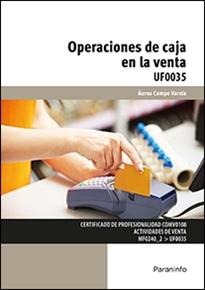 Operaciones de caja en la venta "UF0035"