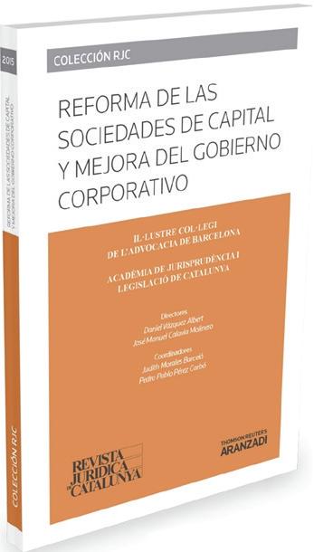 Reforma de las Sociedades de Capital y Mejora del Gobierno Corporativo