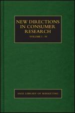 New Directions in Consumer Research "Four Volume Set"