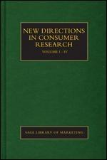 New Directions in Consumer Research "Four Volume Set"