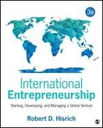 International Entrepreneurship "Starting, Developing, and Managing a Global Venture"