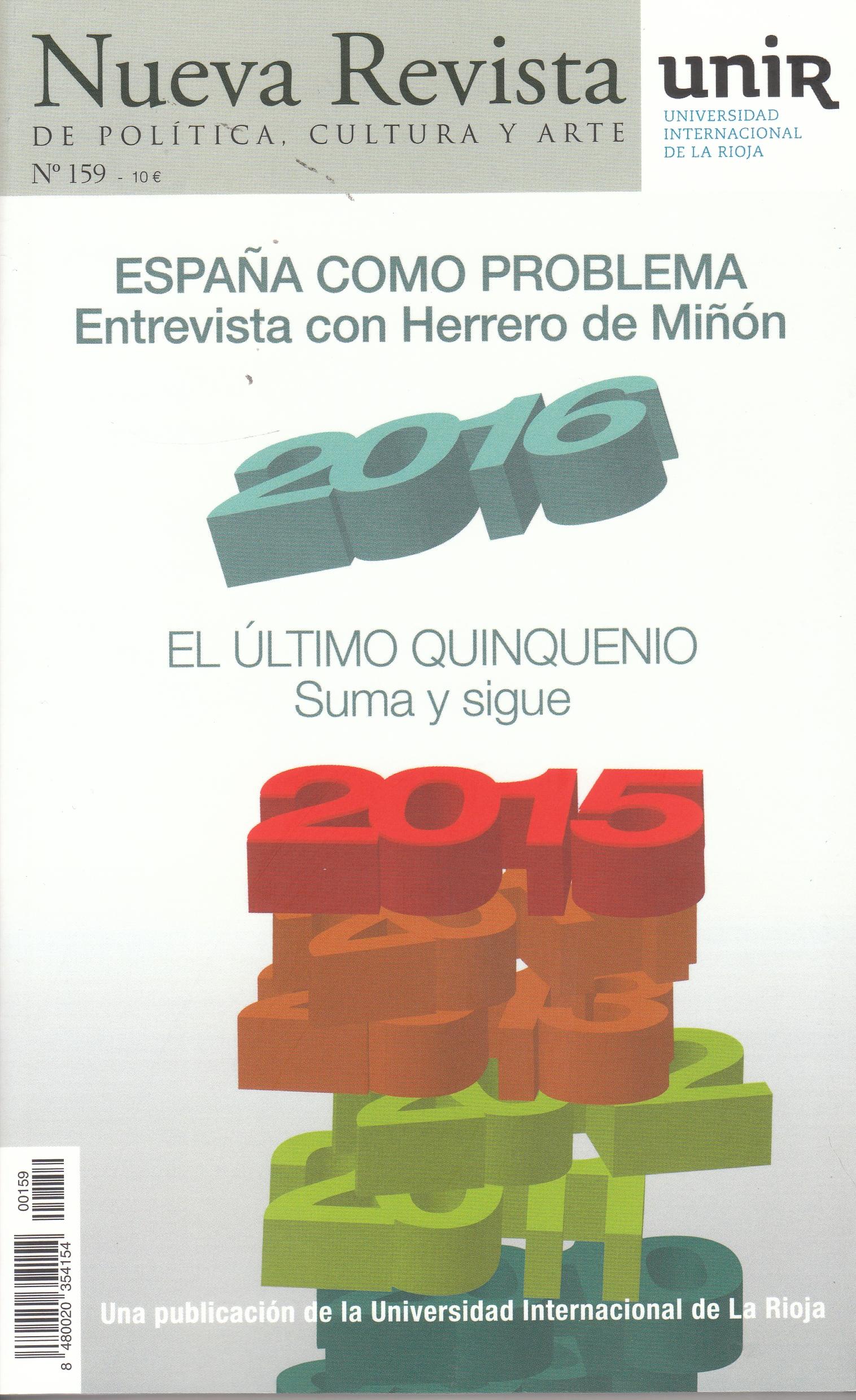 España como problema. El último quinquenio.