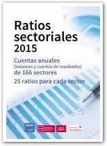 Ratios sectoriales 2015 "Cuentas anuales (balances y cuentas de resultados) de 166 sectores. 25 ratios para cada sector"