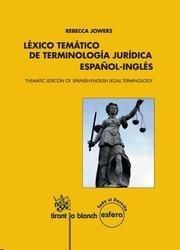 Léxico temático de terminología jurídica español-inglés