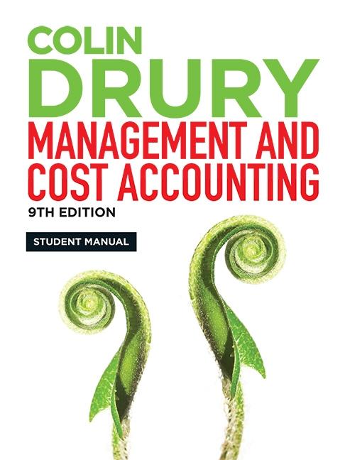 Management and Cost Accounting "Student Manual"