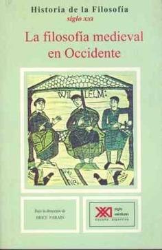 La filosofía medieval en Occidente Vol.4 "Historia de la filosofía"