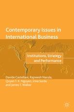 Contemporary Issues in International Business "Institutions, Strategy and Performance"