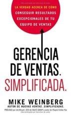 Gerencia de ventas simplificada